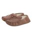 Unisex adult sheepskin lined moccasins camel Eastern Counties Leather