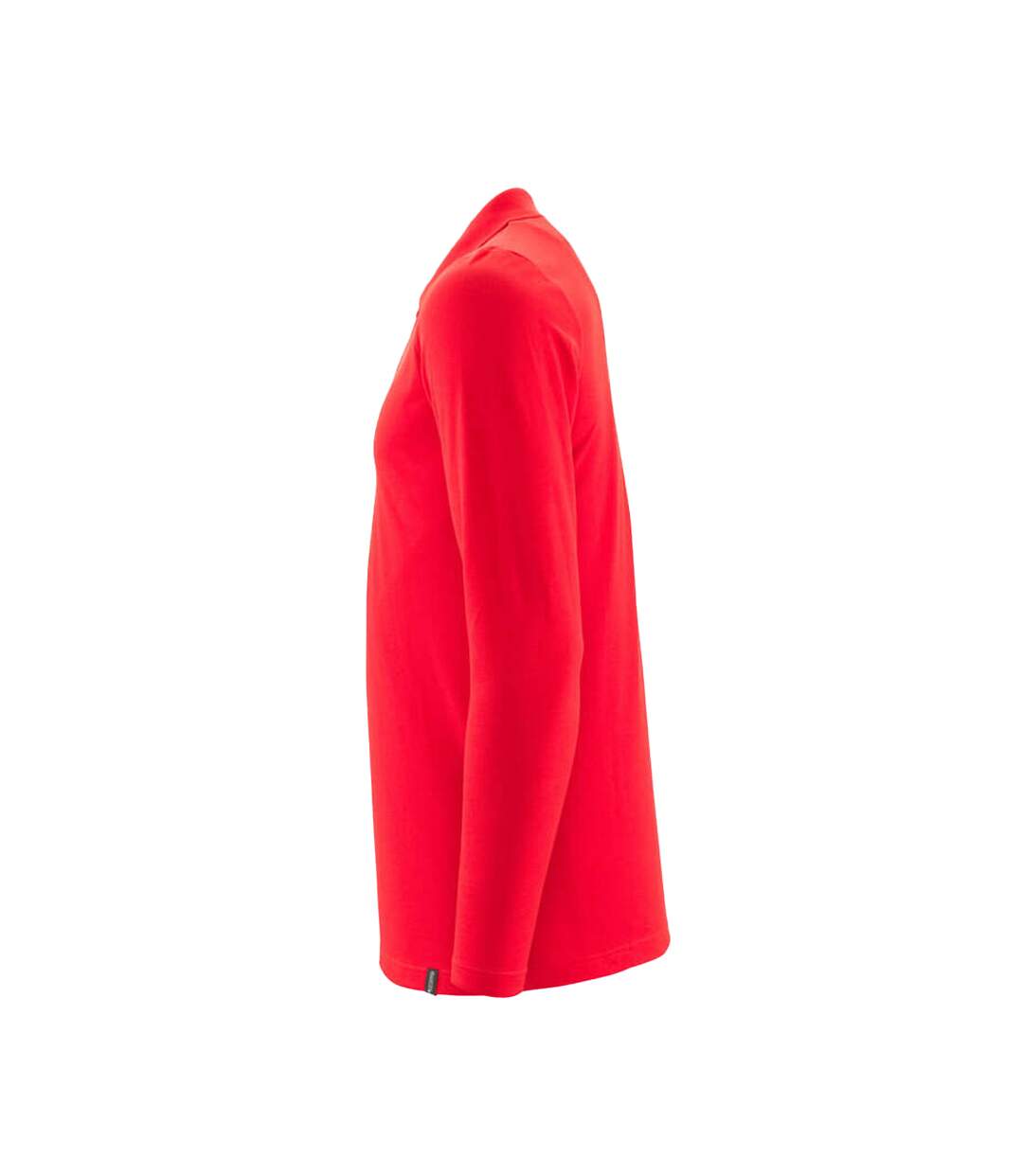 Mens Crossover Long-sleeved Polo Shirt Traffic Red Mascot-2