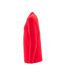 Mens Crossover Long-sleeved Polo Shirt Traffic Red Mascot-2