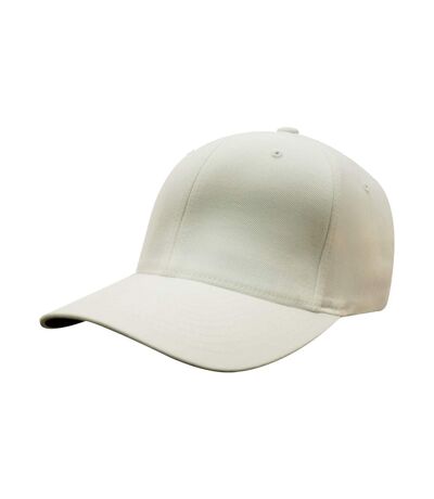 Yupoong - Lot de 2 casquettes de baseball - Homme (Blanc) - UTRW6703