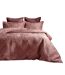 Paoletti Palmeria Velvet Quilted Duvet Set (Blush)