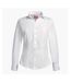 Brook Taverner Womens/Ladies Palena Poplin Long-Sleeved Formal Shirt (White) - UTPC7102