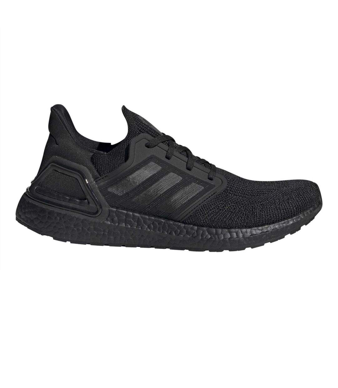 Mens Ultraboost Running Flat Shoes Black Solar Red Adidas-1