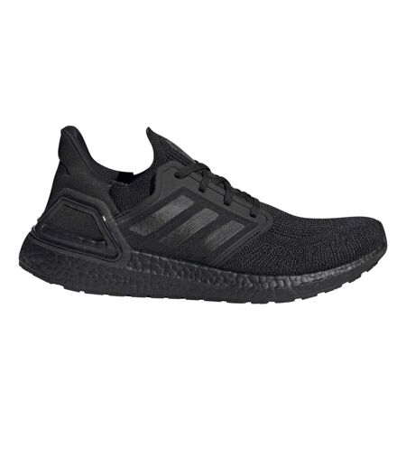 Mens Ultraboost Running Flat Shoes Black Solar Red Adidas