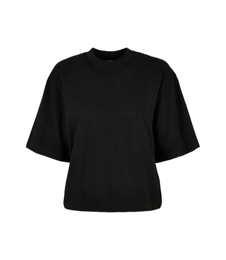 Womens/ladies oversized t-shirt black New Morning Studios