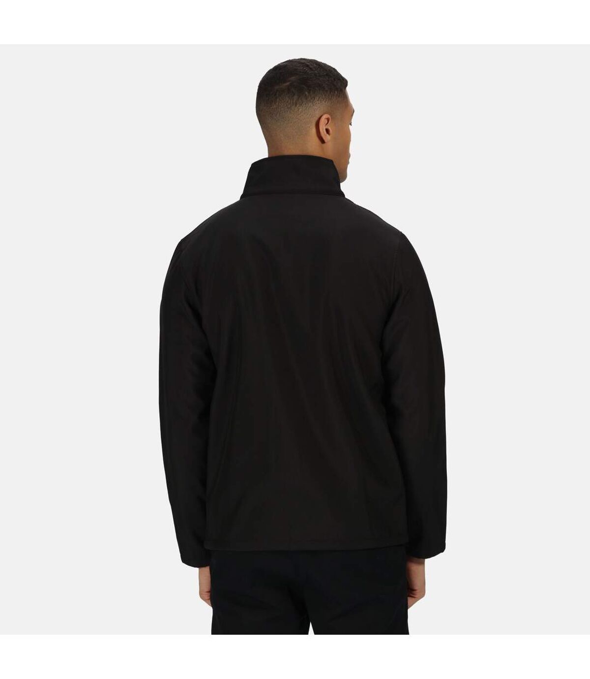 Regatta Mens Ablaze Printable Softshell Jacket (Black/Black)