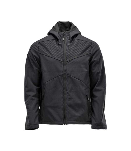 Mens Customised Soft Shell Jacket Black Mascot