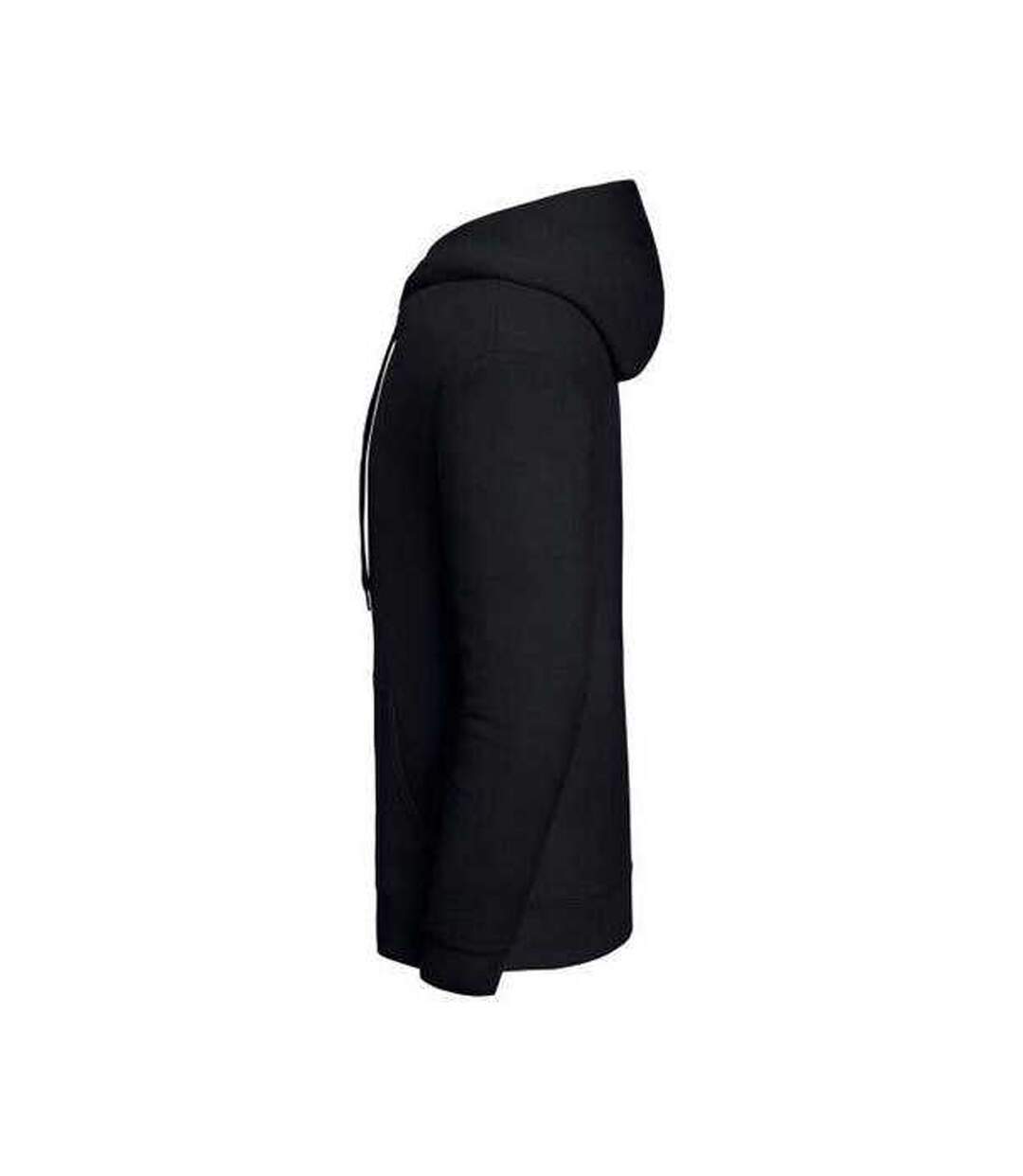 Sweat Uni À Capuche Iconic Premium Adulte Noir Fruit Of The Loom-3