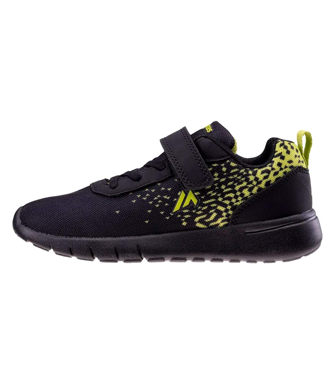 Baskets Makredi Enfant Noir Vert Néon Martes Essential-2