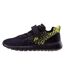 Baskets Makredi Enfant Noir Vert Néon Martes Essential-2