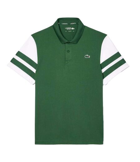 Polo Homme Vert Blanc Lacoste