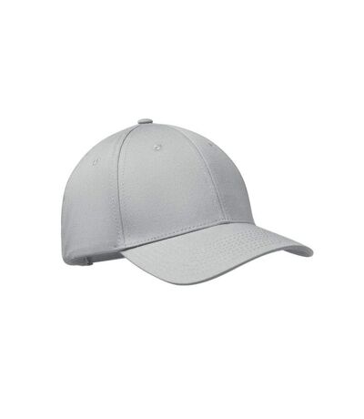Bahamas Cotton 6 Panel Baseball Cap Silver MidOcean
