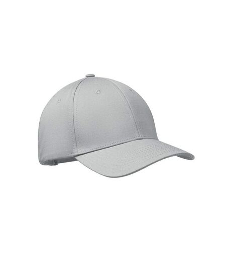 Bahamas Cotton 6 Panel Baseball Cap Silver MidOcean