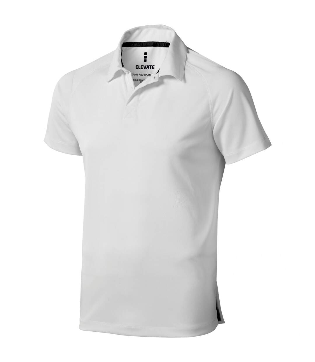 Polo manches courtes ottawa homme blanc Elevate-1