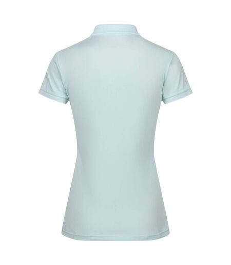 Polo manches courtes remex femme turquoise délavé uni Regatta