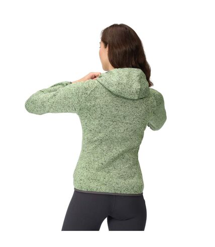 Regatta Womens/Ladies Newhill Marl Hooded Fleece Jacket (Quiet Green) - UTRG8830