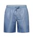 Short De Bain Motif/style Géométrique Layotta Homme Bleu Marine Crosshatch-1