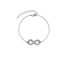 Bracelet Infinity Eight, Cristal d'Autriche-1