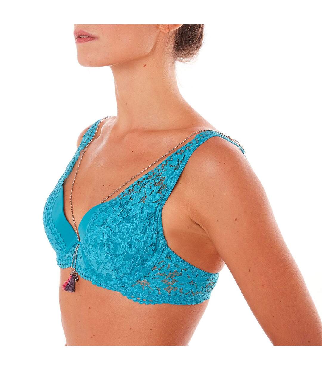 Soutien-gorge coques moulées turquoise Eldorado