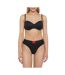 Womens/ladies Logo Thong Black Red Hugo-4