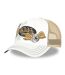 Casquette trucker avec filet et devant imprimé avec écussons Patches Vondutch-1