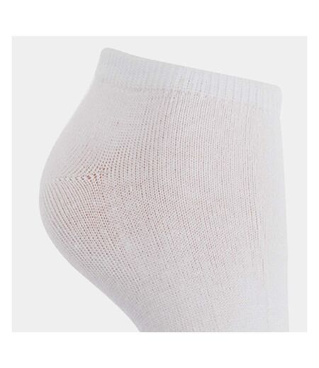 Floso Womens/Ladies Trainer Socks (Pack Of 5) (White) - UTW452