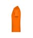 T-shirt Basic Homme Orange James And Nicholson-4