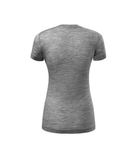 T-shirt Merino Rise Femme Gris Malfini