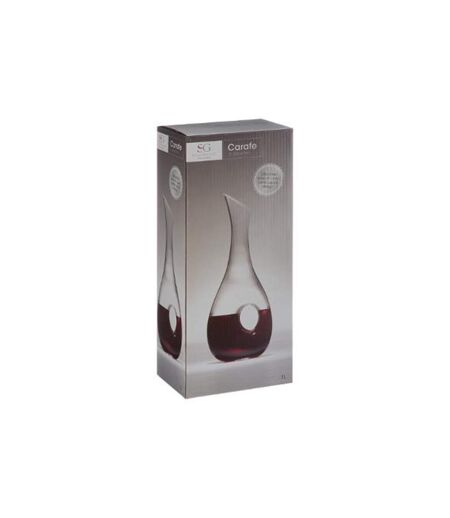 Carafe Design en Verre Goutte 1L Transparent