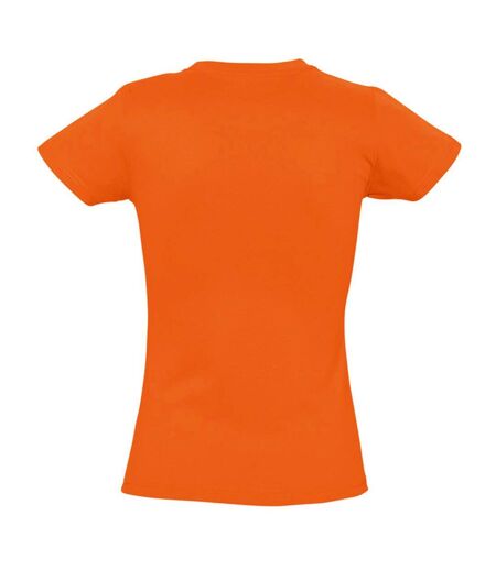 SOLS Womens/Ladies Imperial Heavy Short Sleeve T-Shirt (Orange) - UTPC291