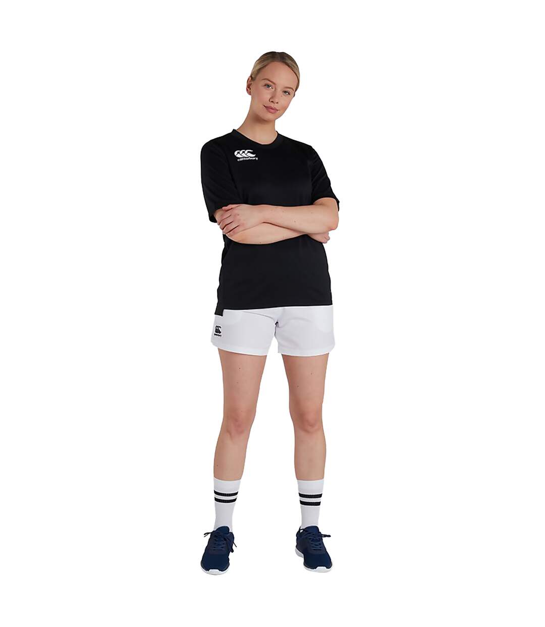Womens/ladies Club Jersey Black Canterbury-1