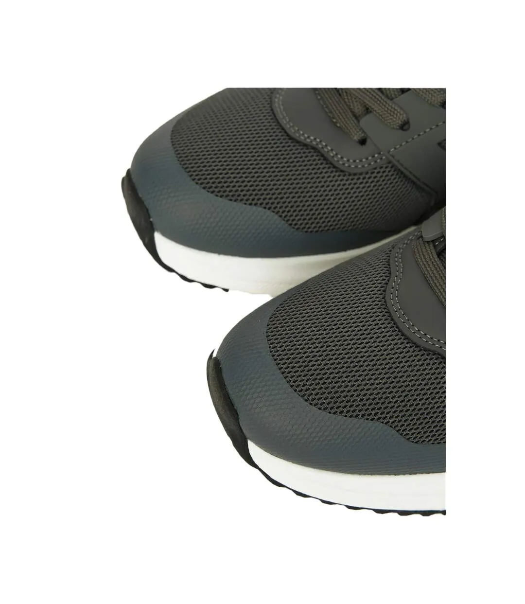Mens Holywell Flyknit Trainers Grey White Crosshatch-3