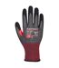 Unisex adult a673 cs f18 nitrile cut resistant gloves m black Portwest-2