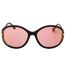 Lunettes De Soleil Motif Brillant Melody Femme Taille Unique Marron Foncé Rose Clair Tom Ford-1