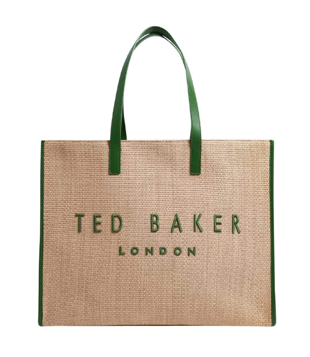 Raffia Tote Bag One Size Green Ted Baker-1