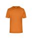 T-shirt Active Homme Orange James And Nicholson-1