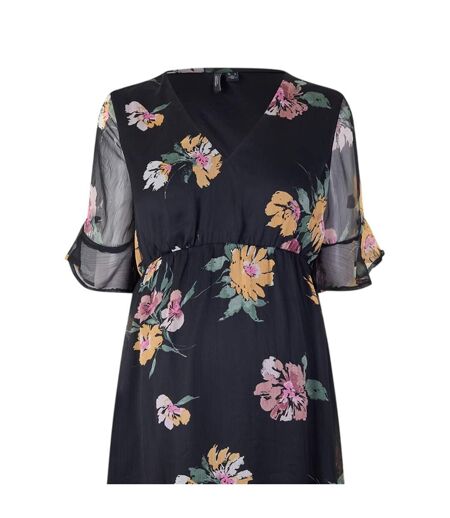 Robe Mi-longue Mo Smilla Femme Noir Vero Moda
