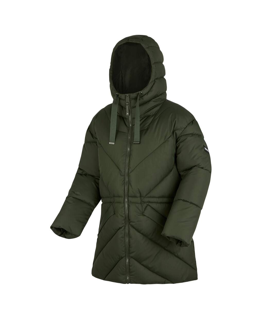 Doudoune Matelassée Motif/style Matelassé Rusey Femme Vert Kaki Regatta-4
