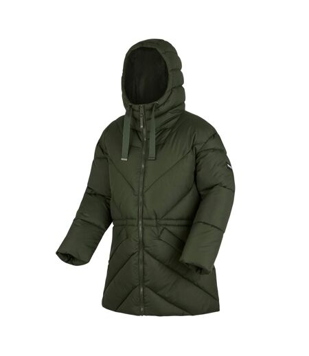 Doudoune Matelassée Motif/style Matelassé Rusey Femme Vert Kaki Regatta