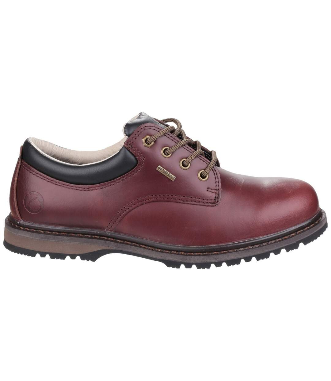 Mens Stonesfield Lace Up Waterproof Hiking Shoes Chestnut Brown Cotswold-2