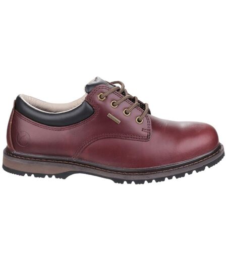 Mens Stonesfield Lace Up Waterproof Hiking Shoes Chestnut Brown Cotswold
