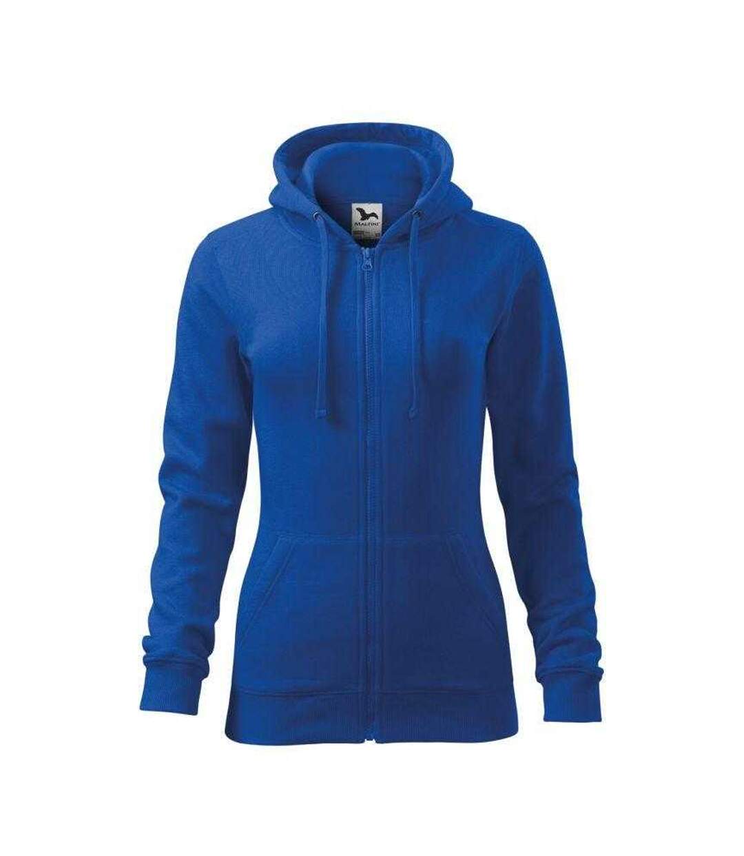 Womens/ladies Trendy Hoodie Blue Malfini-1