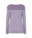 Haut Motif/style Rayé Femme Mauve Lazy Jacks-2