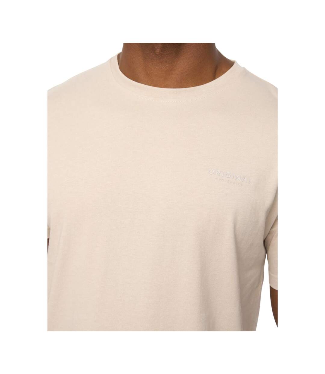 T-shirt Allmoore Homme Gris Pâle Crosshatch-4