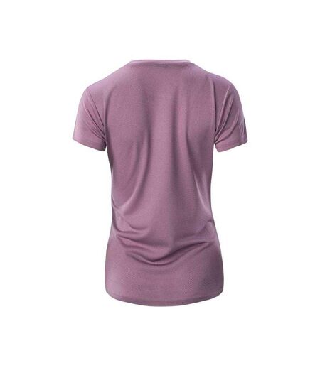 Womens/ladies Bisic T-shirt Violet Martes
