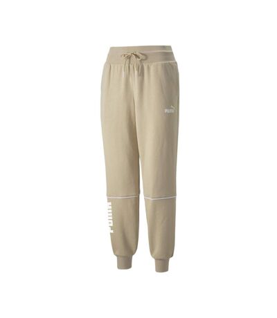 Jogging beige femme puma power - l