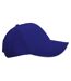 Adultes Unisex Athleisure Cotton Baseball Cap Bleu Marine Blanc Beechfield-2