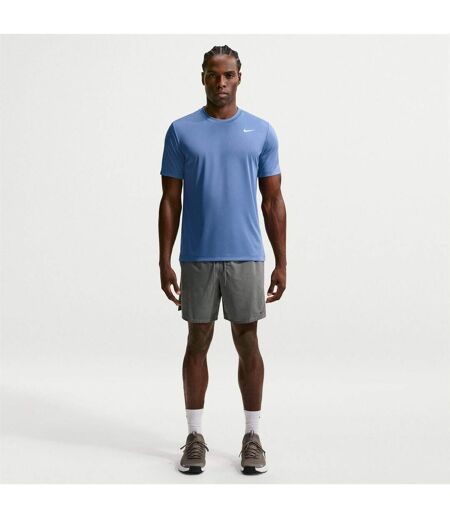 T-shirt Motif/style Swoosh Homme Bleu Indigo Gris Bleu Foncé Nike