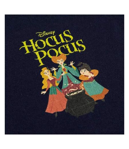 T-shirt Adulte Bleu Marine Hocus Pocus