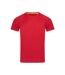 T-shirt Raglan Hommes Rouge Stedman-2